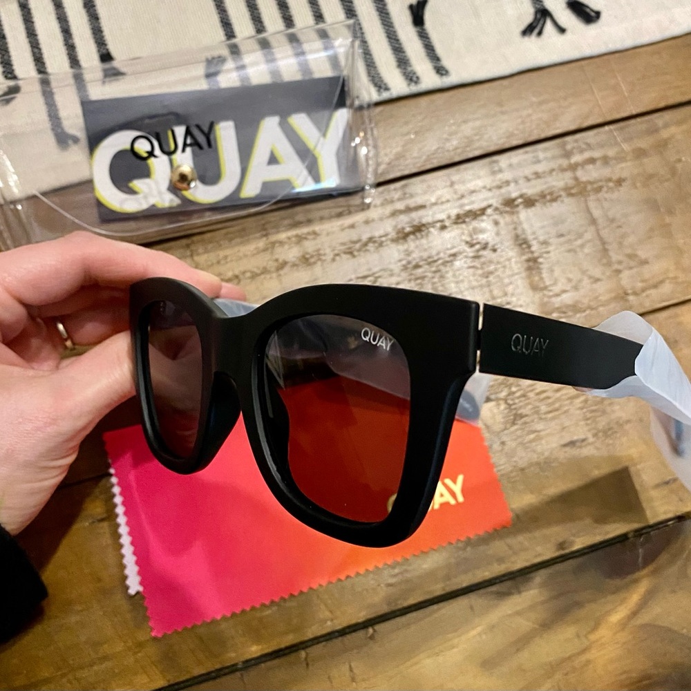 Quay After Hours Sunglasses. New with tags. Black. Nordstrom’s $55. Never worn.